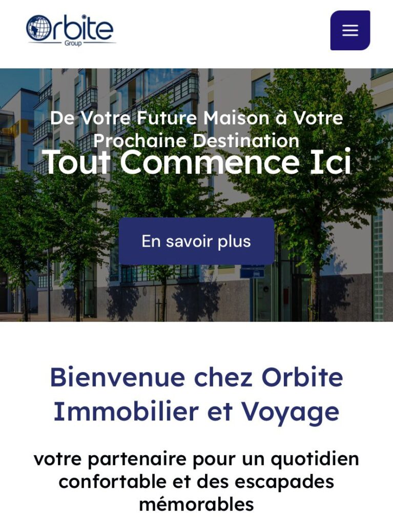 Site web de Orbite Group